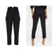 Pretty Little Thing Women's Elenor High Waisted Tapered Trousers Black Size 8 NW