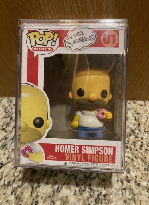 Funko POP! Television The Simpsons: Homer Simpson 01 *Great Condition* Pop Stack