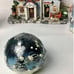 Christmas Light Up House and Decorating Snow Candle
