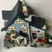 Christmas Light Up House and Decorating Snow Candle