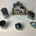 Christmas Light Up House and Decorating Snow Candle