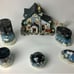 Christmas Light Up House and Decorating Snow Candle