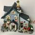 Christmas Light Up House and Decorating Snow Candle