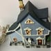 Christmas Light Up House and Decorating Snow Candle