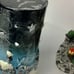 Christmas Light Up House and Decorating Snow Candle