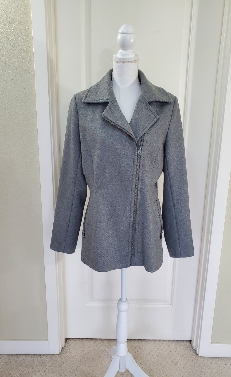 Women's Grey Kristen Blake Wool Jacket