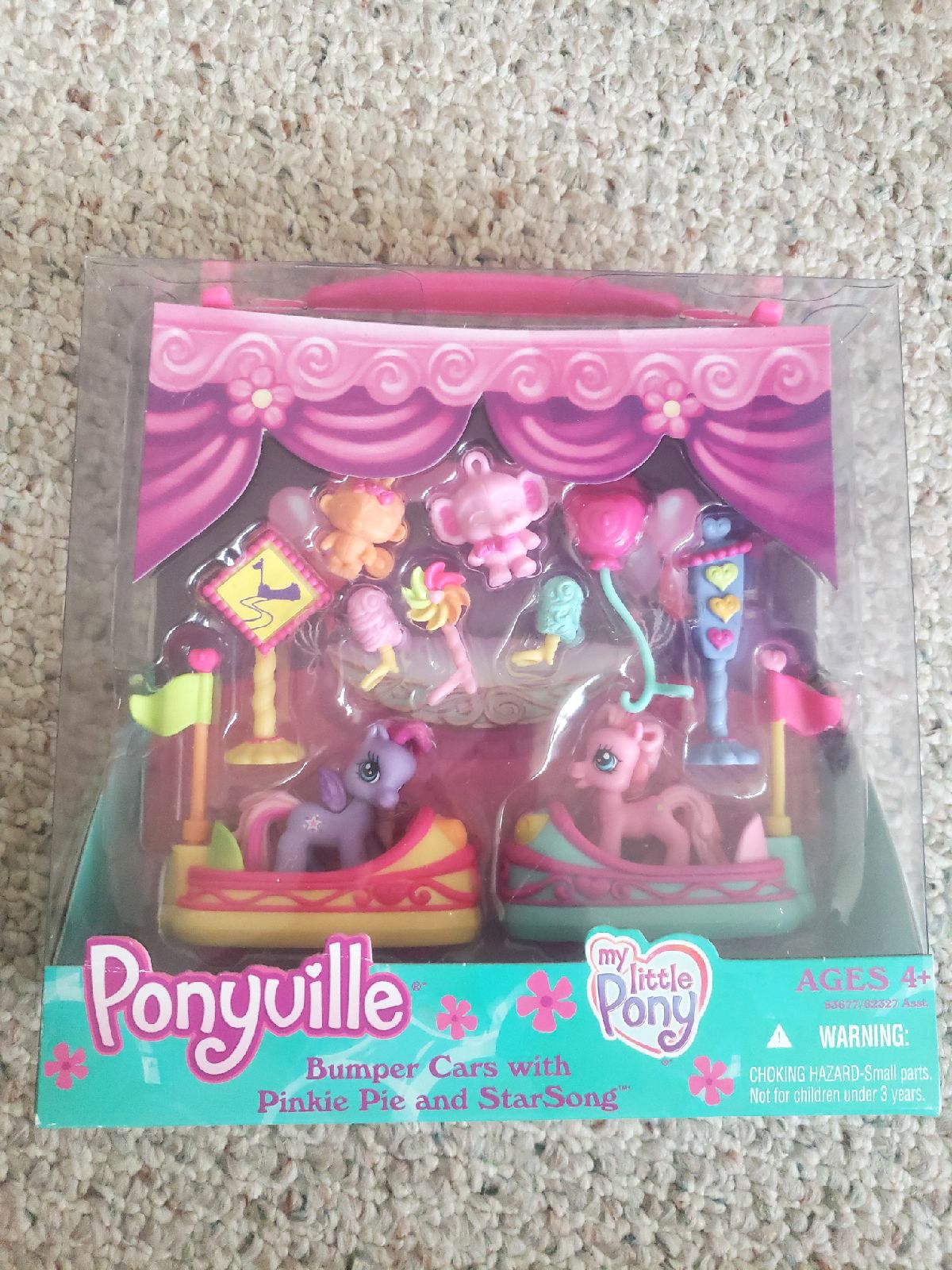 RARE HTF MLP Ponyville Bumper Cars
