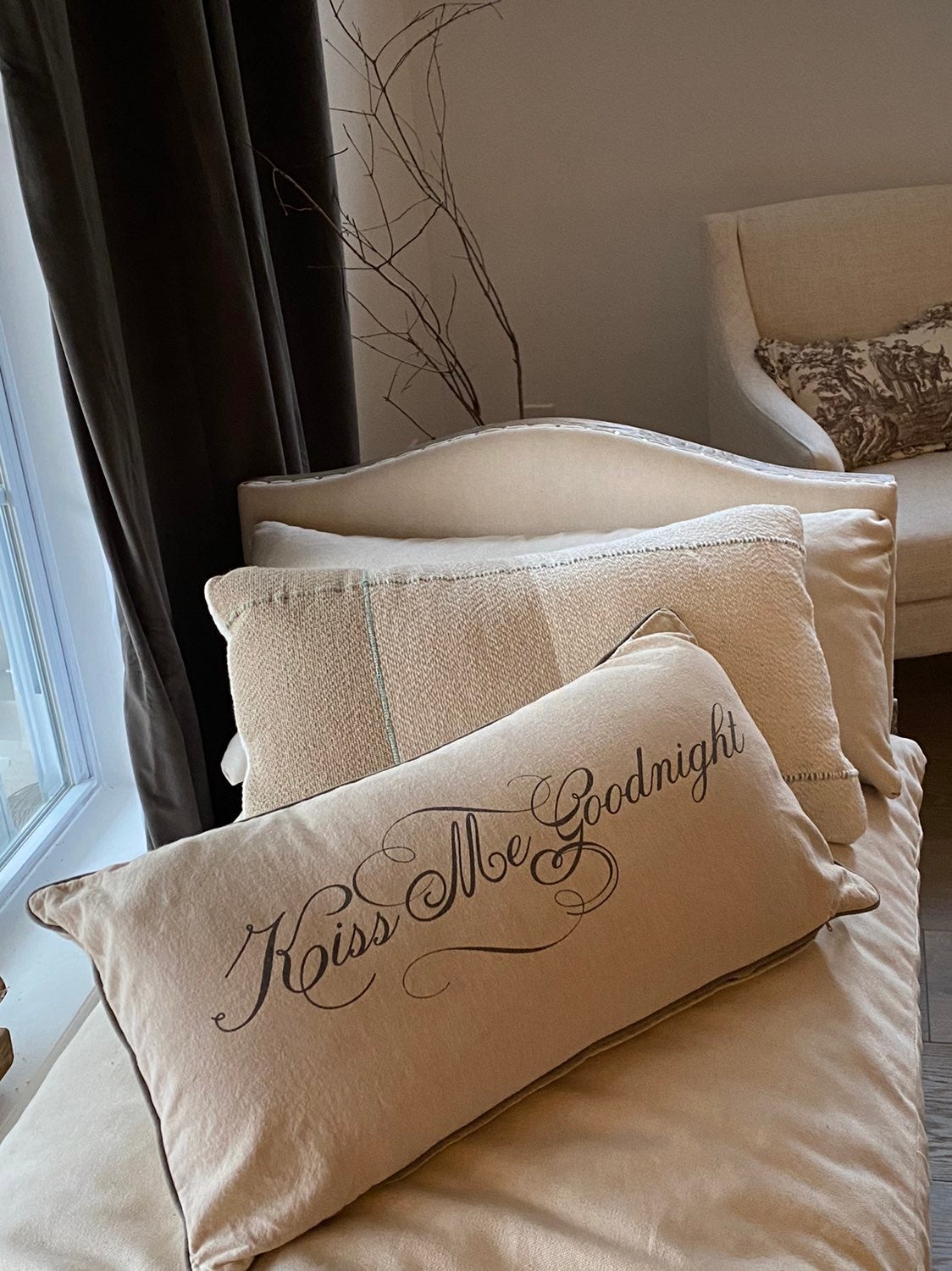 Kiss Me Goodnight Pillow