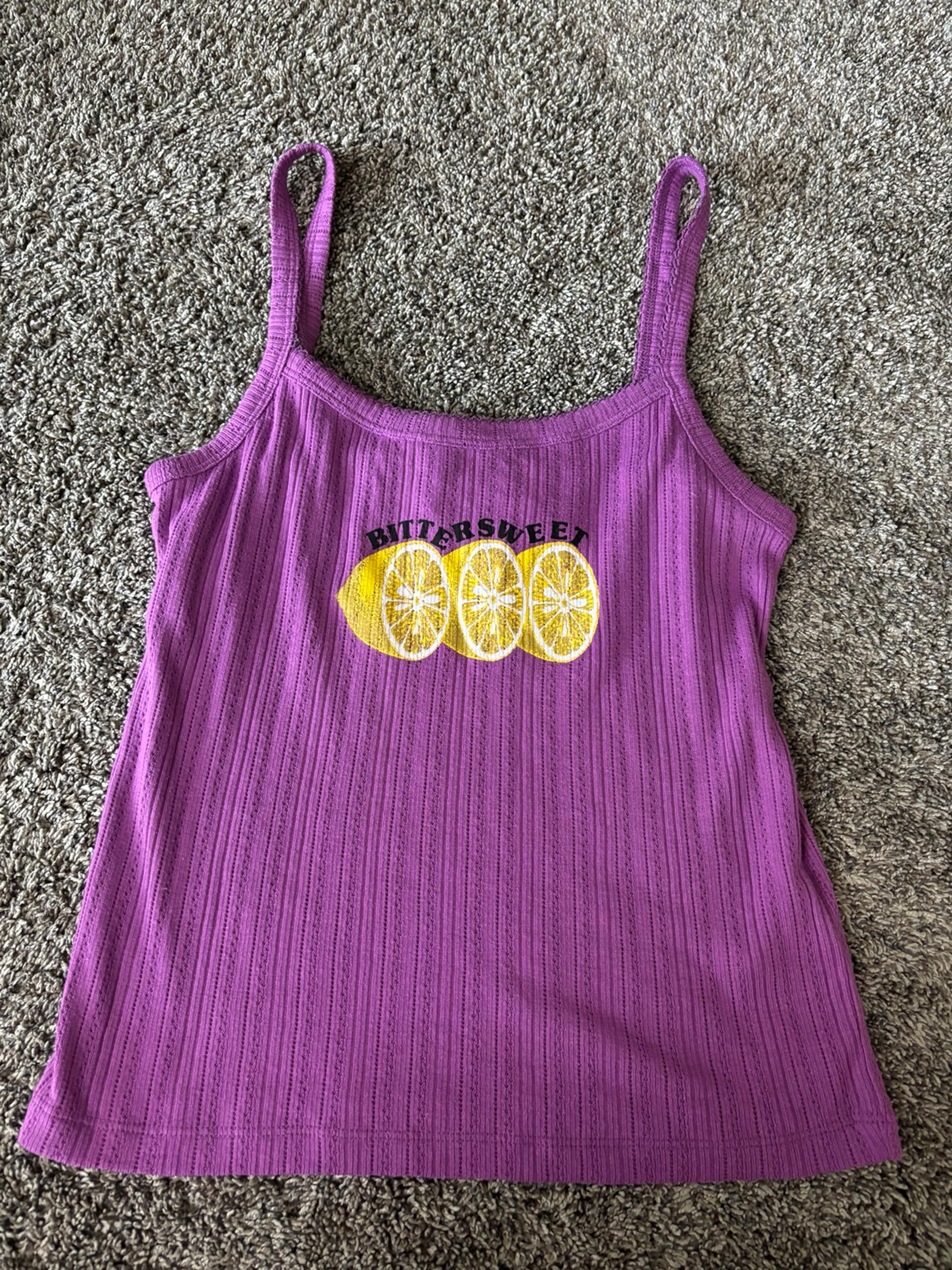 Urban Outfitters women’s Tank Top “ Bitter Sweet “ purple Sz XL