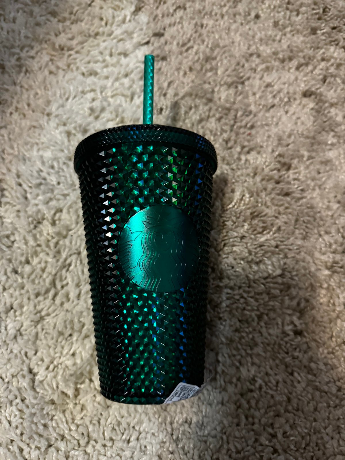 Starbucks Studded Dark Green Tumbler