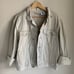 Princess Polly Cream Denim Jacket Size XS/S