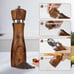 2 Pack Acacia Wood Salt and Pepper Grinder Set,with Ceramic/Stainless Steel Core