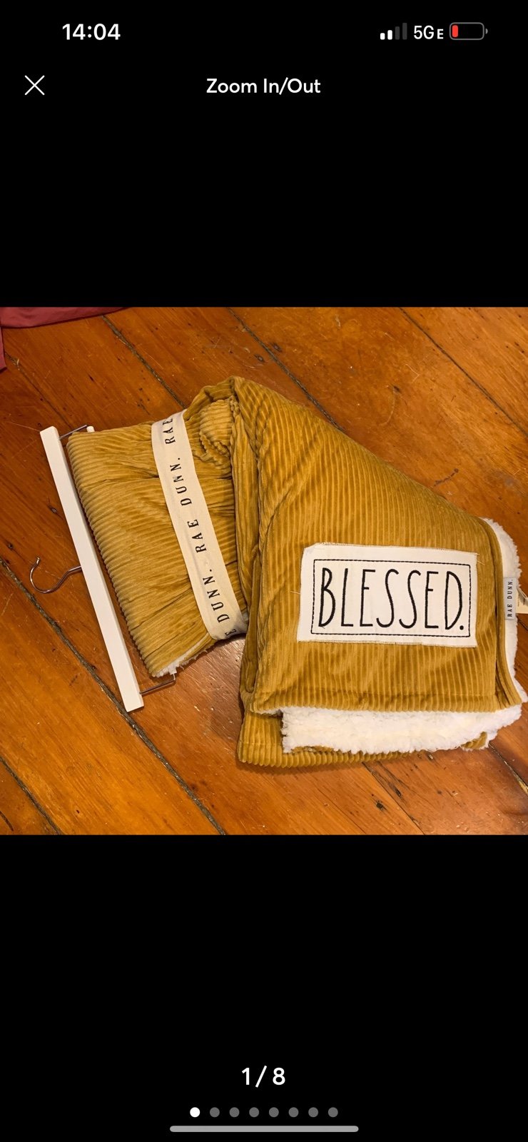 Rae Dunn BLESSED. Throw