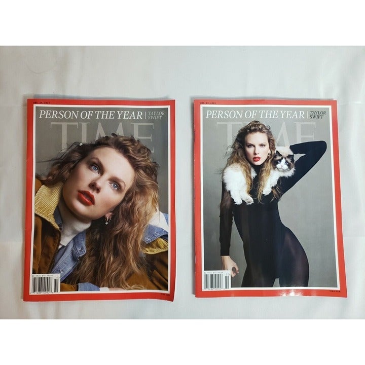 Taylor Swift 2023 Time Magazine Person Of The YEAR - Set Of 2 Covers | NEW