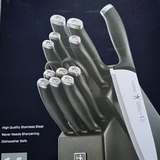 Henckel's International SilverCap 14 piece knife set with storage block