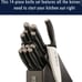 Henckel's International SilverCap 14 piece knife set with storage block