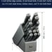 Henckel's International SilverCap 14 piece knife set with storage block