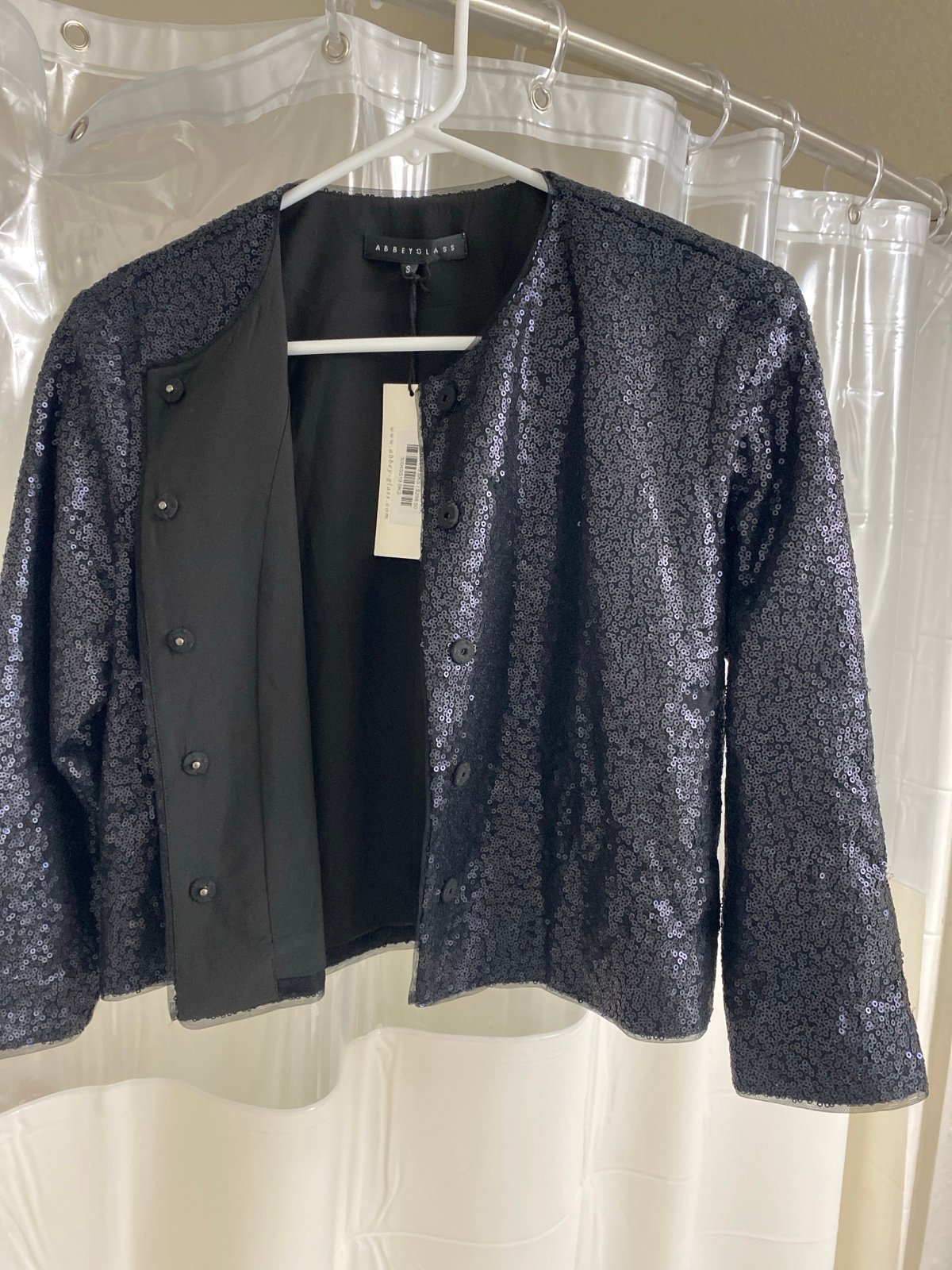 Abbey Glass formal sequined Blazer
