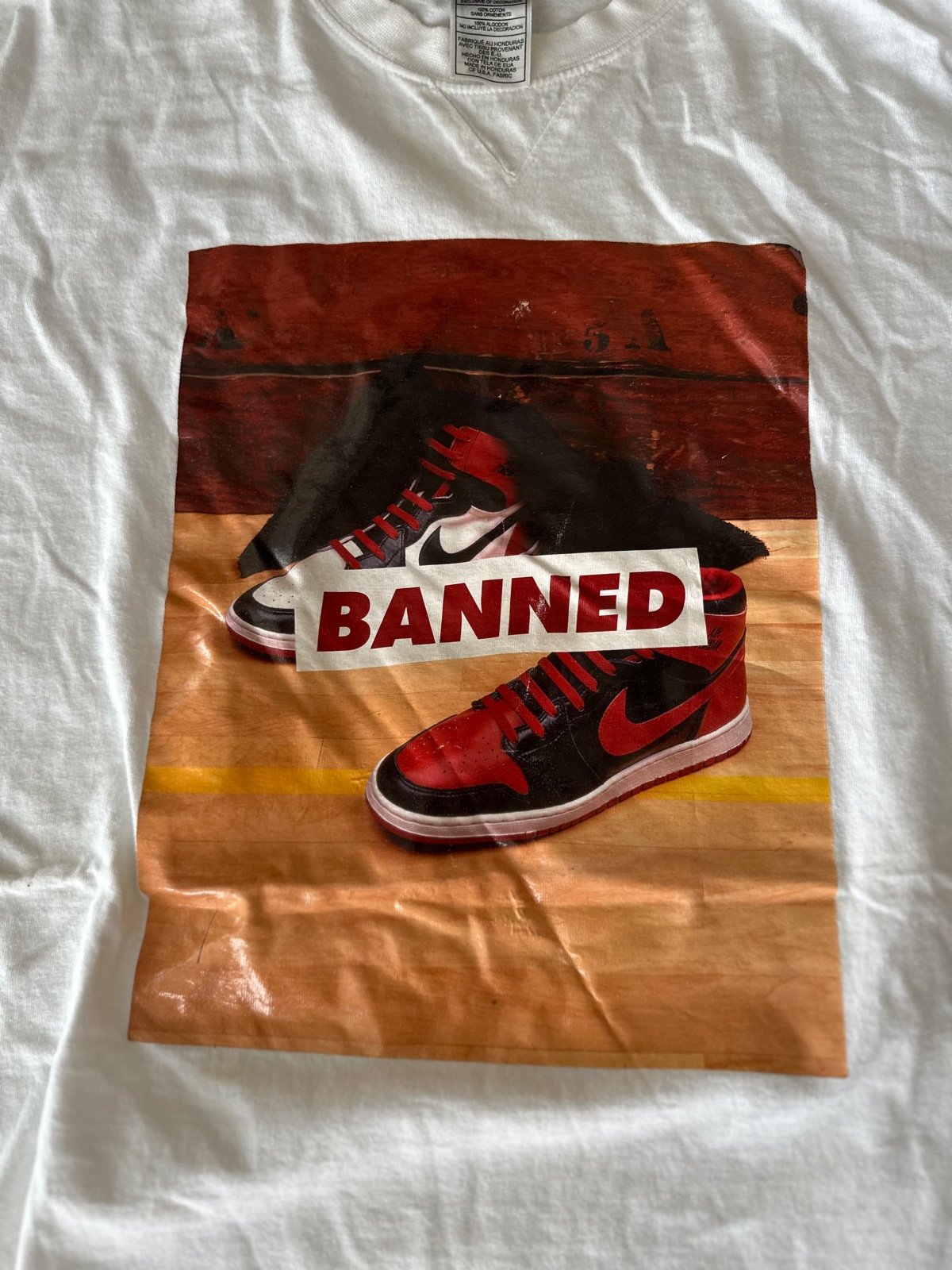 Nike Air Jordan 1 Banned Basketball Flight vintage Men’s Size 2XL White Retro