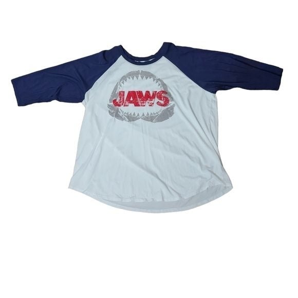 Jaws Universal Studios Casual Baseball Tshirt 3x