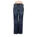 PAIGE Jeans Distressed Strength Dark Wash Premium Denim Womens Size 26