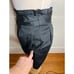 MAXAZRIA STELLA Black High Waist Paper Bag Skirt