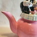 Vintage Warner Brothers Pepe Le Pew and Penelope Pink Teapot