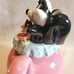 Vintage Warner Brothers Pepe Le Pew and Penelope Pink Teapot