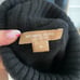 Michael Kors Oversized Turtleneck Tunic Sweater Black Medium