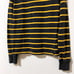 Polo Jeans Company Long Sleeve Polo Shirt with Logo Embroidery and Stripe Pattern, Size M, Men's