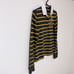 Polo Jeans Company Long Sleeve Polo Shirt with Logo Embroidery and Stripe Pattern, Size M, Men's