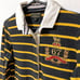 Polo Jeans Company Long Sleeve Polo Shirt with Logo Embroidery and Stripe Pattern, Size M, Men's