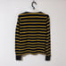Polo Jeans Company Long Sleeve Polo Shirt with Logo Embroidery and Stripe Pattern, Size M, Men's