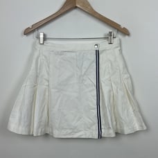 Vintage Ralph Lauren Sport Pleated White Mini Skirt