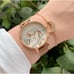 Olivia Burton Women's Winter Wonderland Rose Gold-Tone Mesh Bracelet Watch 34mm