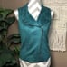 Skies Are Blue Dark Green Suede-Like Vest