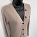 Enza Costa Womens Viscose Rib Cardigan Midi Long Sleeve Dress NEW Sz S Oatmeal
