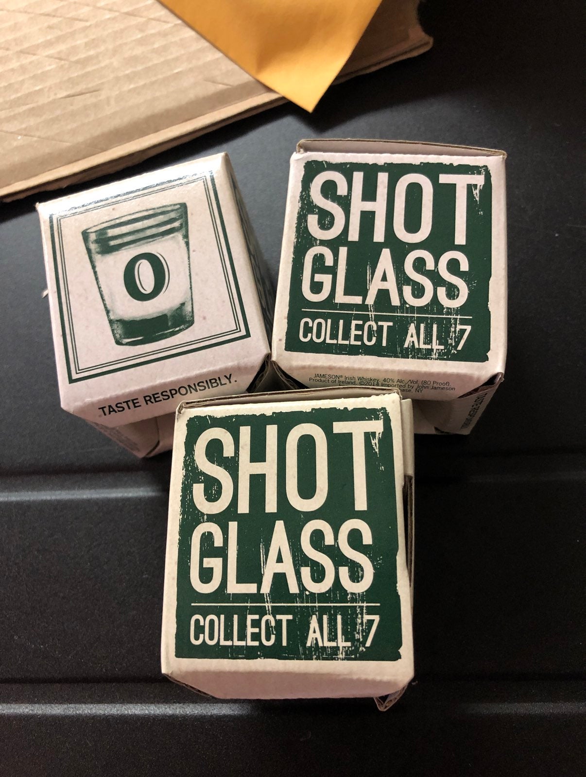 NIB 3pc jameson shot glasses