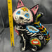 Blue Sky Goldminc Cat Day of the Dead Tea Light Candle Holder Halloween