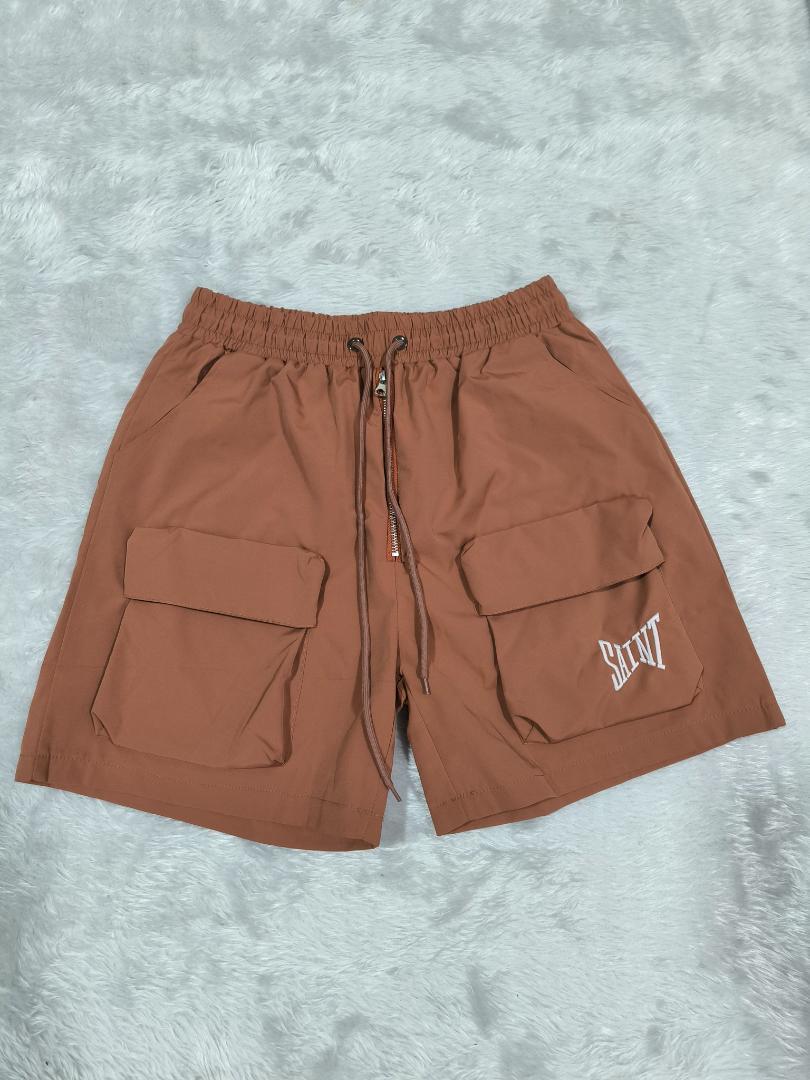 Cargo Shorts Brown 4 Pockets
