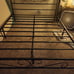NEW Queen Bed Frame with Vintage Headboard & Footboard, Easy Assembly