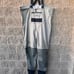 Rustic Ridge Men's PVC Bootfoot Fishing Waders Black and Tan Size XXL D-5