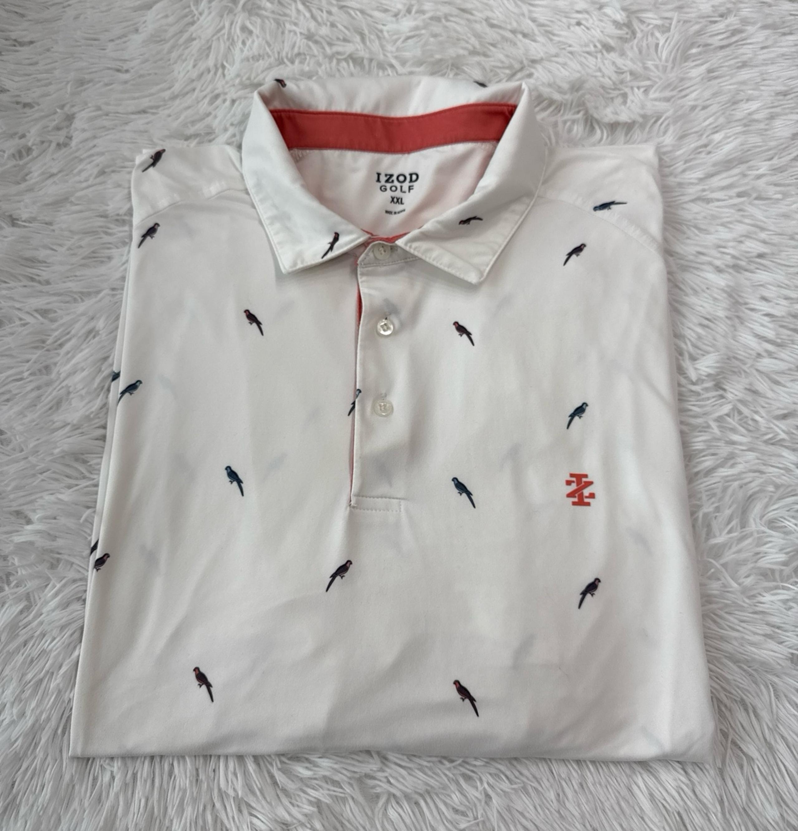 IZOD Golf Polo Shirt Men sz XXL slightly used