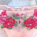 Rare Rose Crystal Bikini Panty Mesh Lace Floral Small