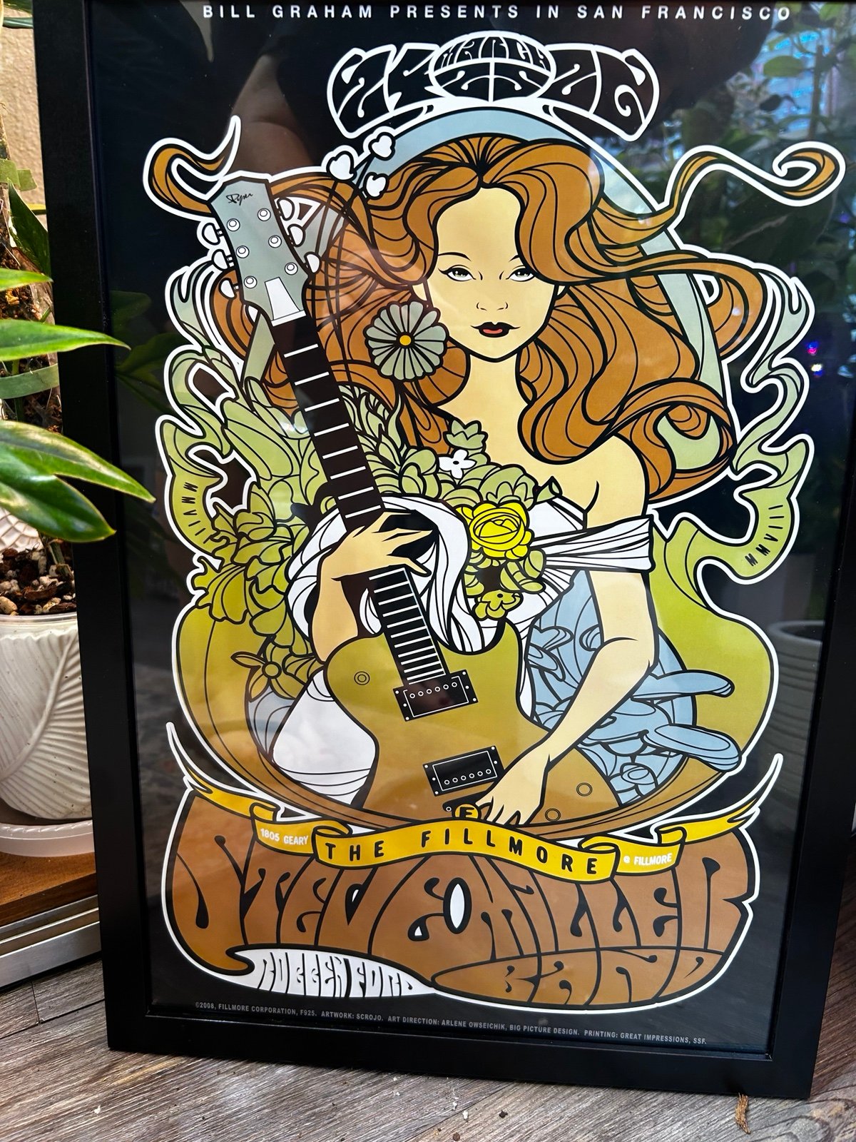 Steve miller Band 13x9 first print poster