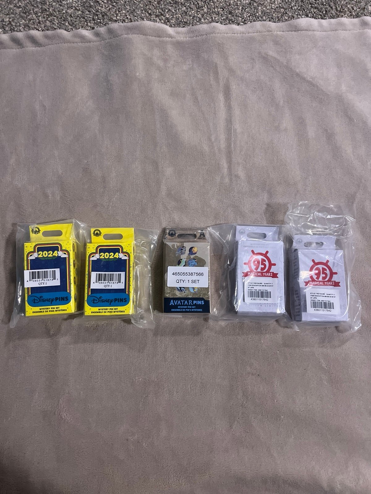 Mystery pin lot