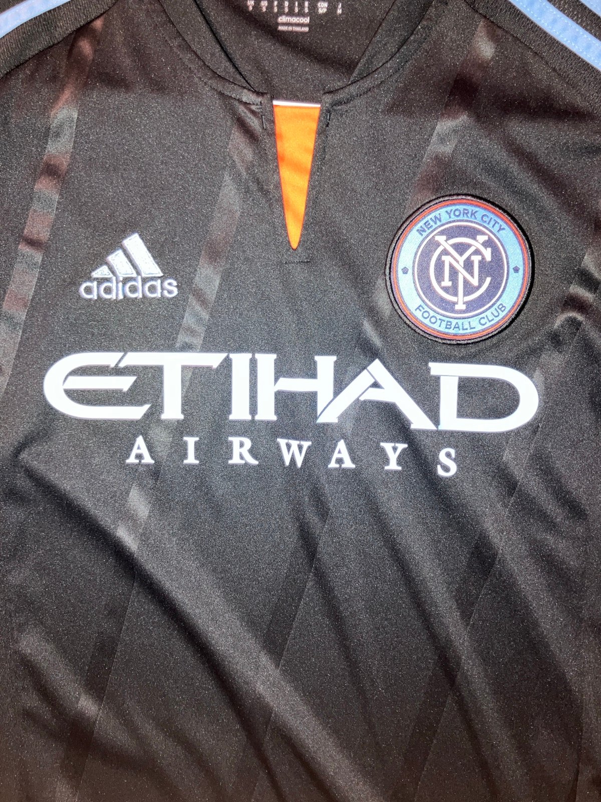ADIDAS MENS FC NEW YORK CITY 2015/2016 POLO SOCCER FOOTBALL