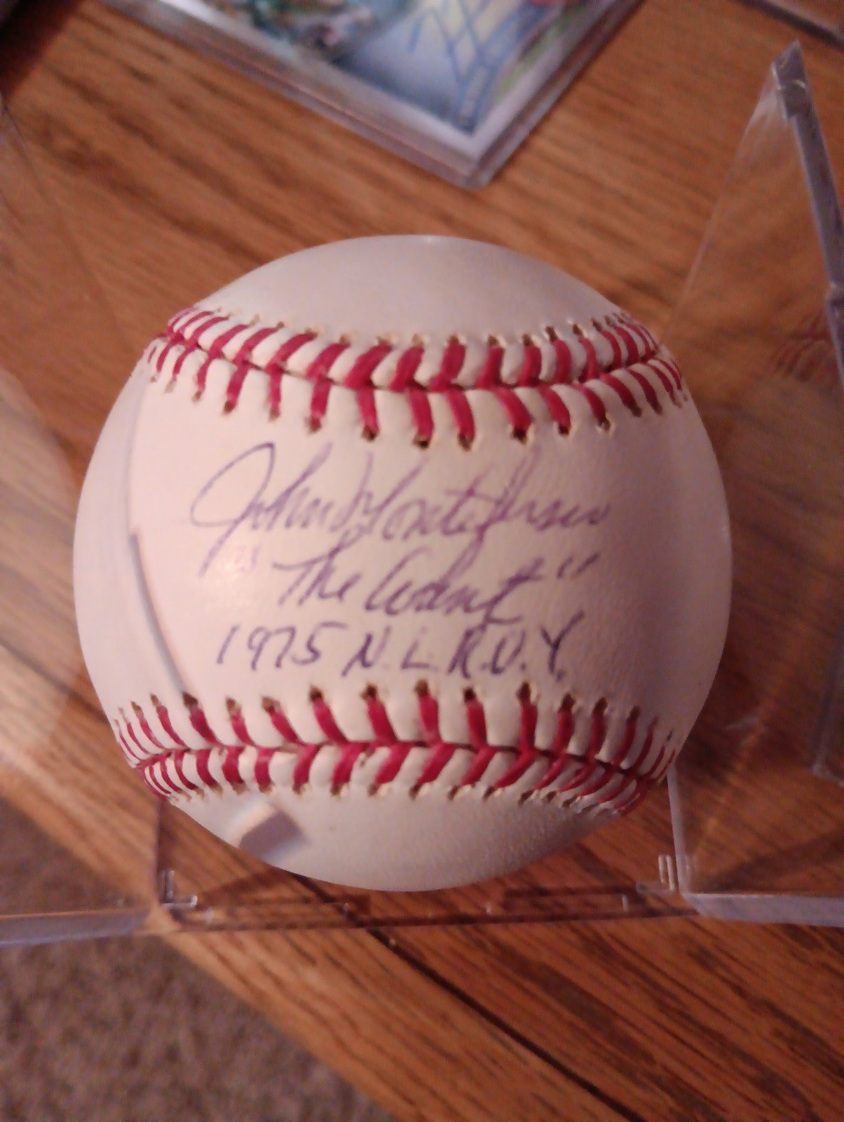 signed baseball