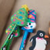 Lisa frank Christmas Pencils and erasers old vintage