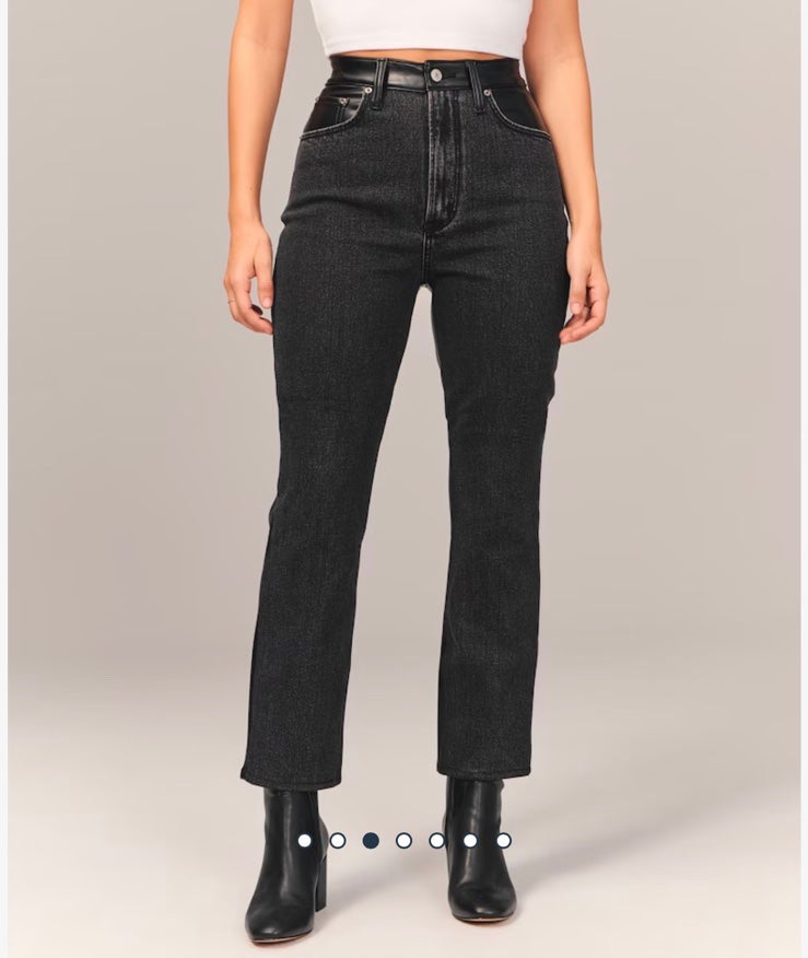 NWT Abercrombie & Fitch Black Jeans | Size 35